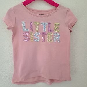 Carter's Little Sister Sequin Tee